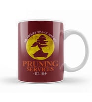 Karate Kid Mr Miyagi Pruning Services Kupa Bardak Porselen