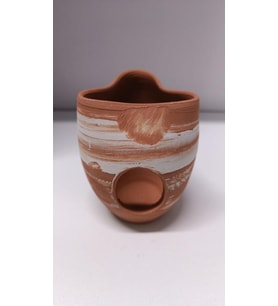 Netx Çömlek Vatoz Küpü küçük Üçgen Saksı 10x7cm Akvaryum Dekoru