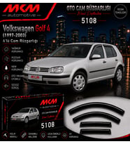 Volkswagen Golf 4 (1997-2003) 4'lü Mugen Cam Rüzgarlığı