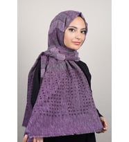 Desenli Aqua Şal - Desen-01 - Renk-11
