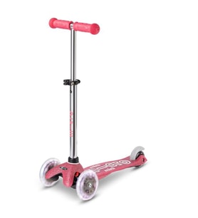 Mini Micro Scooter Deluxe Fairy Glitter LED Pink MMD208