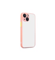 Apple iPhone 13 Uyumlu Kılıf Zore Hux Kapak (Pembe)