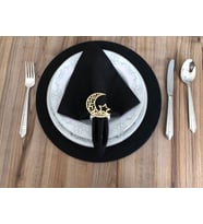 RAMAZAN ÖZEL PEÇETE HALKASI MODEL-3 (6 ADET) (Krem)