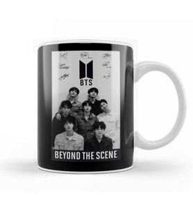 Bts Merch Bts Black Version Kupa Bardak Porselen