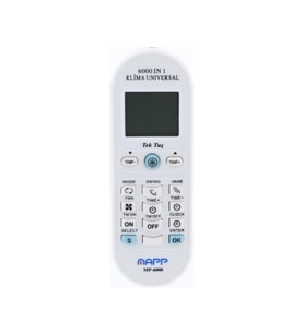 Mapp mp-6000 Hafızalı Akıllı Klima Kumandası