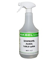 Akbel İzopropil Alkol Spreyli 1 lt %99,9 Saflıkta