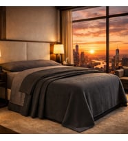 Faralya Life %100 Pamuk Kare Petek Dokulu Çift Kişilik Lüks Pike –200*220cm