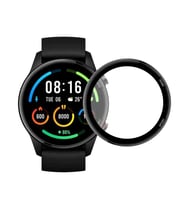 Lexroo Xiaomi Mi Watch Color PMMA Pet Saat Ekran Koruyucu - Siyah