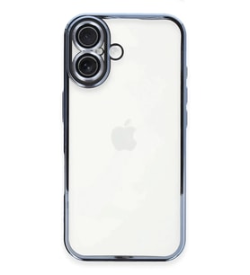 iPhone 16 Plus Kılıf Razer Lensli Silikon - Açık Mavi