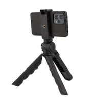 Ayex F6 2-in-1 Katlanabilir Masa Tripod & Selfie Stick – Telefon Tutucu ve Bluetooth Uzaktan Kumandalı (Siyah)