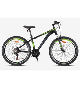 Kron XC 75 27.5" Jant Dağ Bisikleti 17 Kadro V-Fren 21 Vites Dağ Bisikleti Siyah Neon Sarı