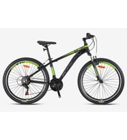 Kron XC 75 27.5" Jant Dağ Bisikleti 17 Kadro V-Fren 21 Vites Dağ Bisikleti Siyah Neon Sarı