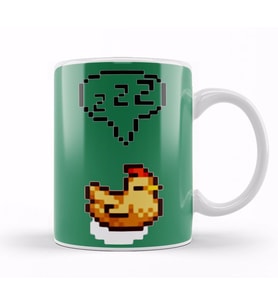 Stardew Valley Sleeping Chicken Kupa Bardak Porselen