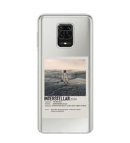 Redmi Note 9 Pro / 9s Uyumlu Interstellar Tasarımlı Şeffaf Telefon Kılıfı
