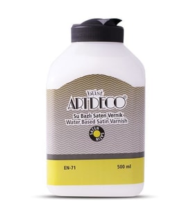 Artdeco Su Bazlı Saten Vernik 500 ml. 