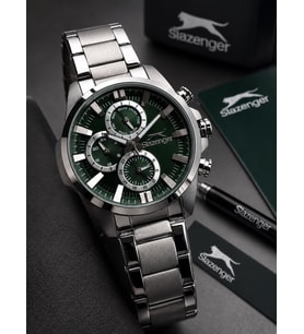 Slazenger 2 Yıl Garantili İç Fonksiyonları Aktif 10 Atm Suya Dayanıklı Erkek Kol Saati FG.ESL002.E4