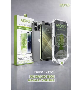 Epro iPhone 17 Pro 5D Magic Box Hayalet Koruması