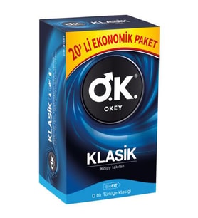 Okey Klasik Prezervatif 20'li