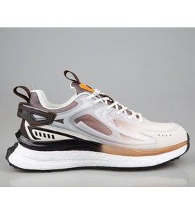 Pierre Cardin PCI-10105 Beyaz kahve Erkek Sneakers