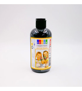 SÜDOR PARMAK BOYASI 250ML. SİYAH - SD8008-14