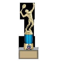 ODAK KUPA - Figürlü Kupalar - Tenis Erkek Figürlü Kupalar FG-005 C - 28 cm