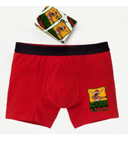 Erkek Yılbaşı Hediyesi Açıyorum Yeni Yıl Boxer Tasarım Kutulu (Kırmızı)
