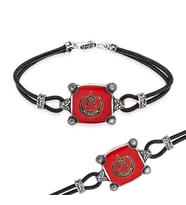 AY YILDIZ ERKEK 925 AYAR GÜMÜŞ BİLEKLİK (Karışık)
