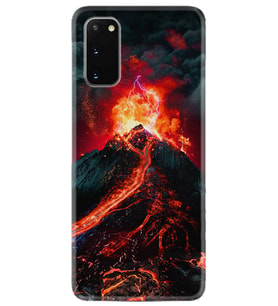 Samsung A02S A03S A10 A12 A13 A21S A22 Kılıf Desenli Silikon Yanardağ 1611
