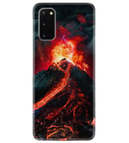 Samsung A02S A03S A10 A12 A13 A21S A22 Kılıf Desenli Silikon Yanardağ 1611