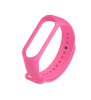 Mi Band 3 ile Uyumlu Silikon Kayış Pembe