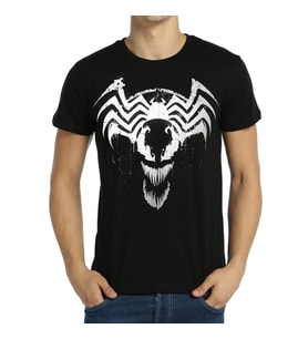 Bant Giyim - Venom Siyah Erkek T-shirt Tişört