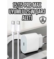 İOS Uyumlu Type-C Girişli Hızlı Şarj 15/15 Pro Max Adaptör ve Kablosu