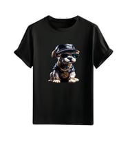 Animasyon Görselli  Unisex (Tshirt) Tişört (Siyah)