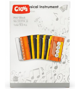 Ctoys Musical Instrument Series Mini Block Accordion