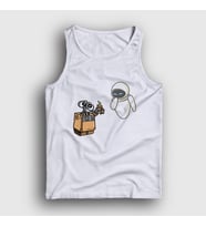 Presmono Unisex Beyaz Gift Wall E Eve Atlet 427523tt (Beyaz)