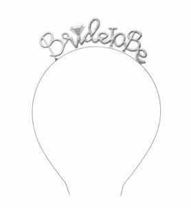 Metal Bride To Be Gelin Tacı Gümüş