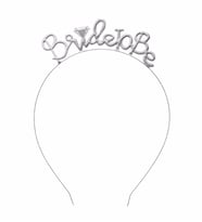 Metal Bride To Be Gelin Tacı Gümüş