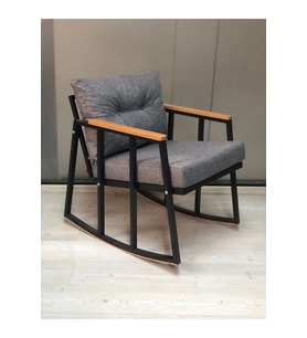 Adımhops Sallanan Sandalye Tv Koltuğu Kafe-balkon-mutfak-berjer-ofis-salon Sallanır Tekli Koltuk