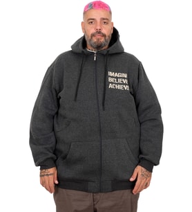 Mode XL Erkek Büyük Beden Sweat Kapşon Ferm. Baskılı 24538