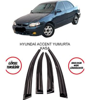 Hyundai Accent Cam Rüzgarlığı 4lü 1998-2003 Arası