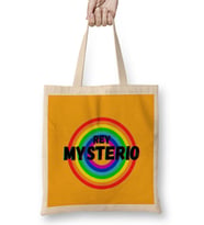 Rey Mysterio - Vintage Retro Rainbow Style Warriors Design Wrestlers-Gift Bez Çanta Uzun Saplı