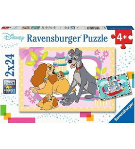 Ravensburger Walt Disney Favori Hayvanlar Puzzle - 2 x 24 Parça