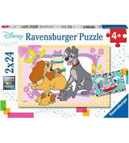 Ravensburger Walt Disney Favori Hayvanlar Puzzle - 2 x 24 Parça