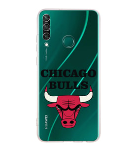 Huawei Y6 p Uyumlu Kamera korumalı Kapak Chicago Bulls Tasarımlı  Şeffaf Kılıf