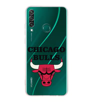 Huawei Y6 p Uyumlu Kamera korumalı Kapak Chicago Bulls Tasarımlı  Şeffaf Kılıf