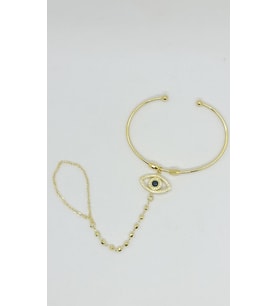 Golden Nazar Aura Şahmeran Bileklik