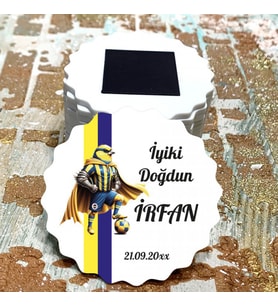 Magnet Hediyelik -Taraftar Fenerbahçe Kanarya Temalı Magnet