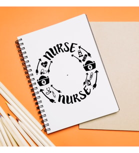 Hemşire Nurse Life Tasarımlı Defter