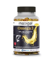 Maxigal Omega 3 Balık Yağı, 60 Yumuşak Kapsül, EPA%18 - DHA%12