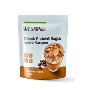 Yüksek Proteinli Soğuk Kahve Karışımı Latte Macchiato 308 G